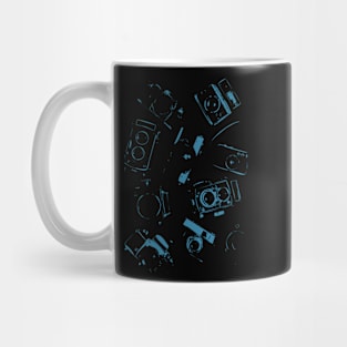 Abstract Vintage Cameras Mug